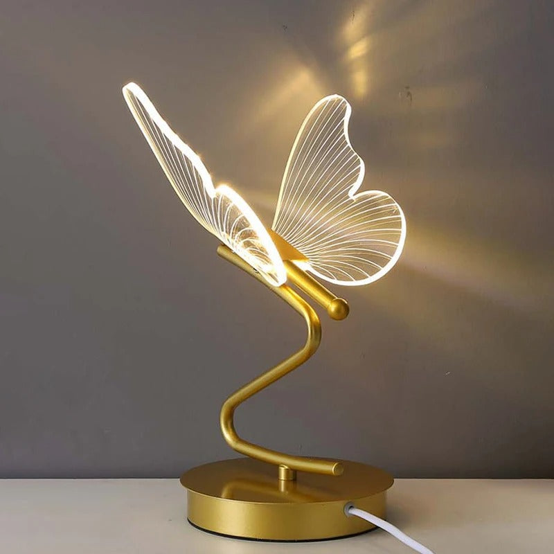LichtVlinder - Moderne & Luxus Schmetterling Tischlampe