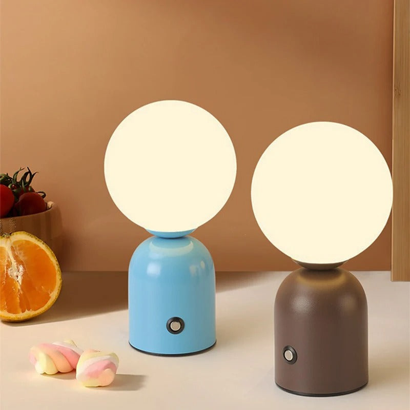 Tischlampe LED Typ-C Wiederaufladbare Nachttischlampe - Für Schlafzimmer und Wohnzimmer