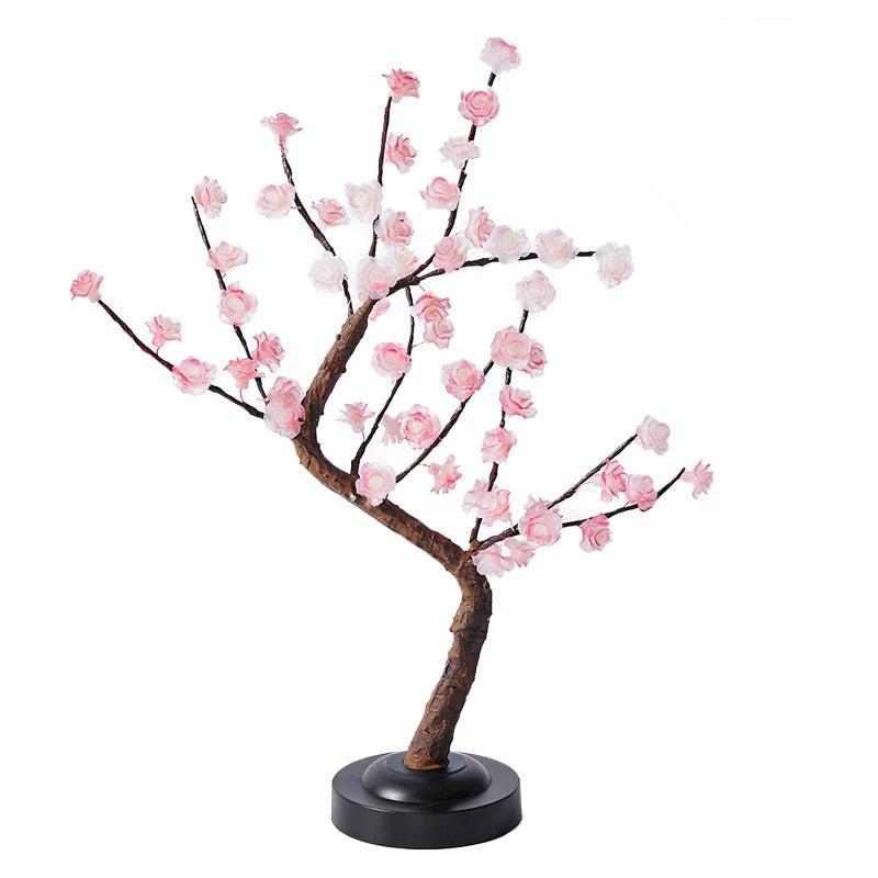 LED Boomlampe - Roze Blume Bonsai Tischlampe