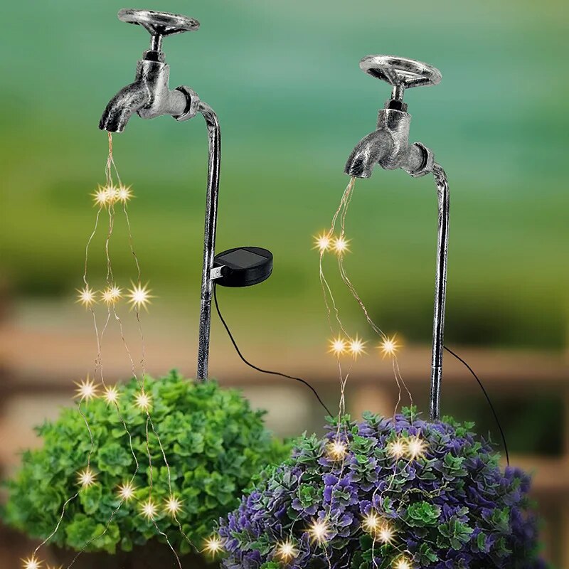 RadiantTap - Leuchtender Solarwasserhahn für ein nachhaltiges Gartenerlebnis