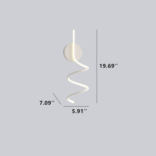 LumiArc - Minimalistische kreative Bögen Linien 1-Licht LED-Wandleuchte