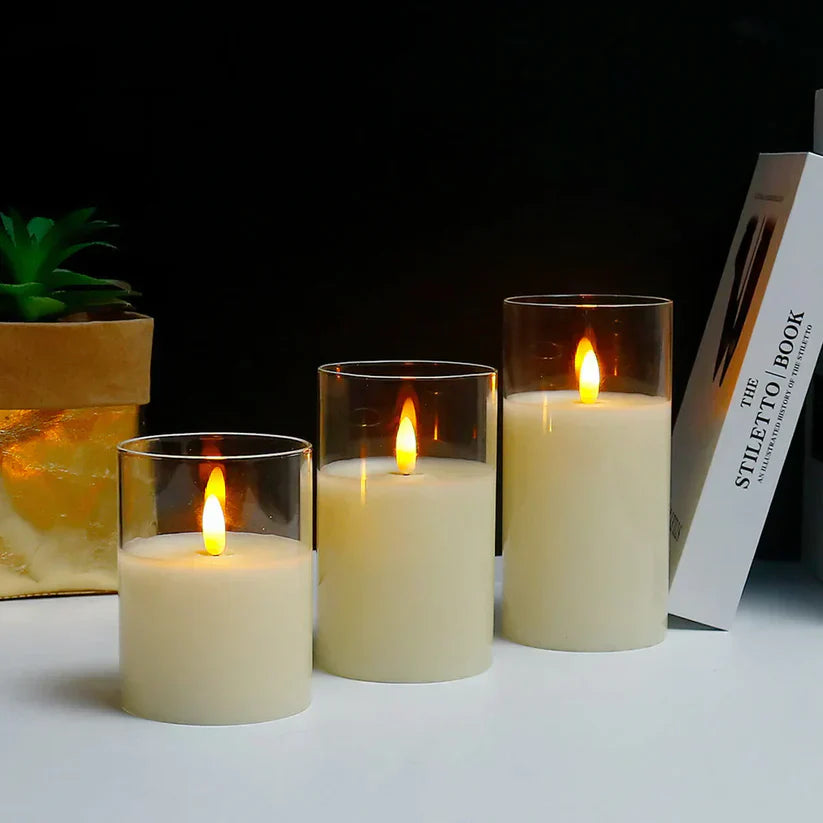 SafeGlow - Elegante und sichere Kerzen für Dekoration