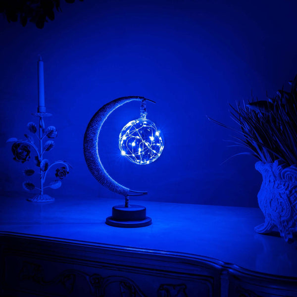 Lunara - Warme Glas-Mondlampe