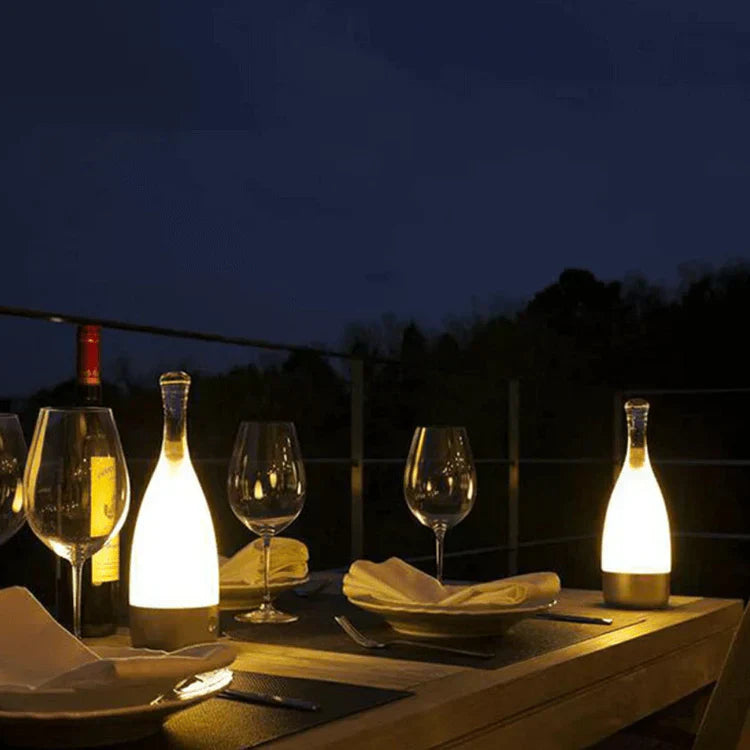 Bottlenight - Stilvolle, wiederaufladbare Lampe