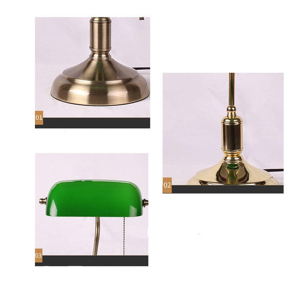 Eureka – Europäische Glas Tischlampe